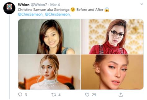 Christine Samson kagigil ang alindog .